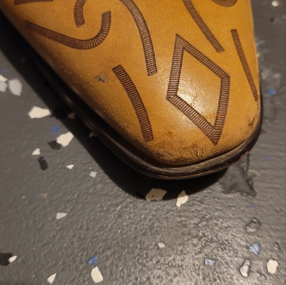 Taj Collection Mens Leather Brogue Shoes Size 9.5 - Picture 6 of 10